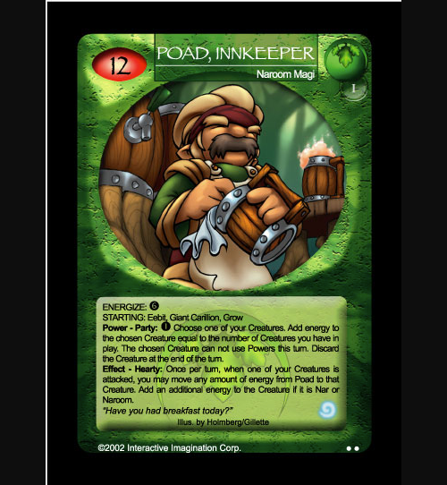 Poad, Innkeeper - Foil